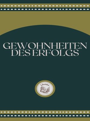 cover image of GEWOHNHEITEN DES ERFOLGS